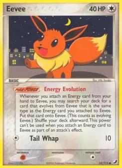 Eevee card in English