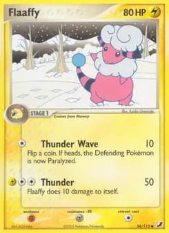 Flaaffy card in English