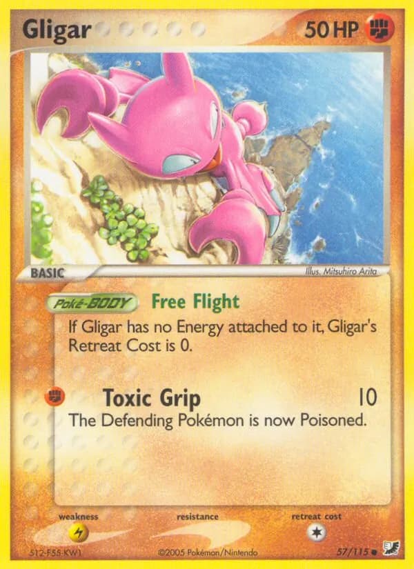 Gligar card in English
