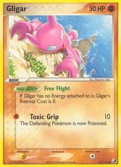 Gligar card in English