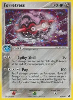 Forretress card in English