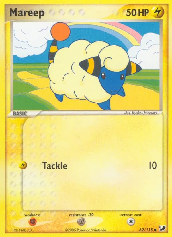 Mareep card in English