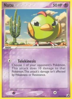 Natu card in English