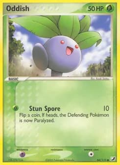 Oddish card in English