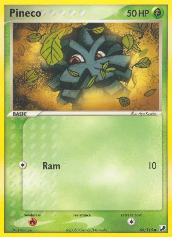 Pineco card in English