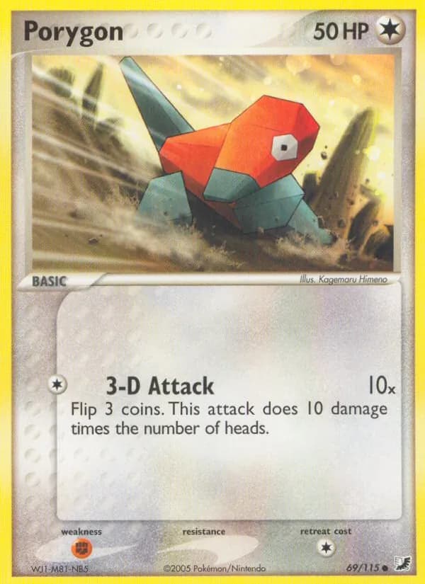 Porygon card in English
