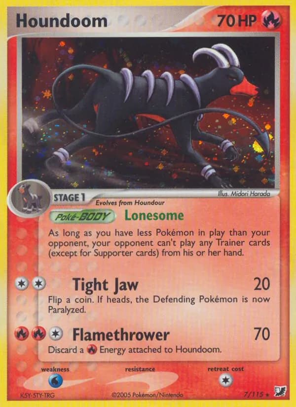 Houndoom card in English