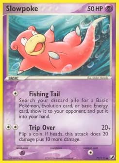 Slowpoke card in English