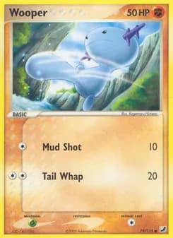 Wooper card in English