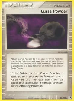 Curse Powder card in English