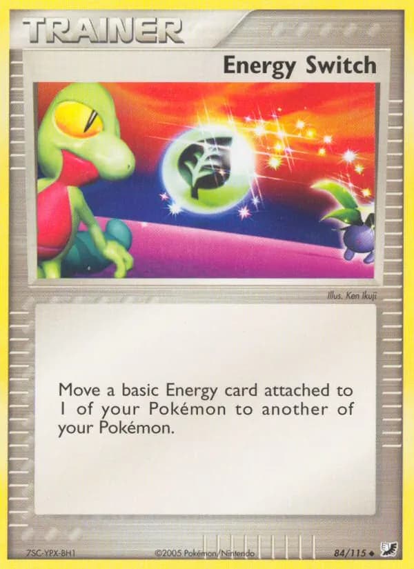 Energy Switch card in English