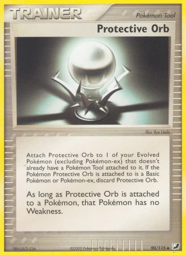 Protective Orb card in English