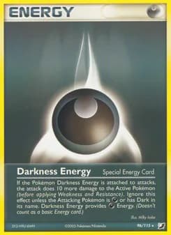 Darkness Energy card in English