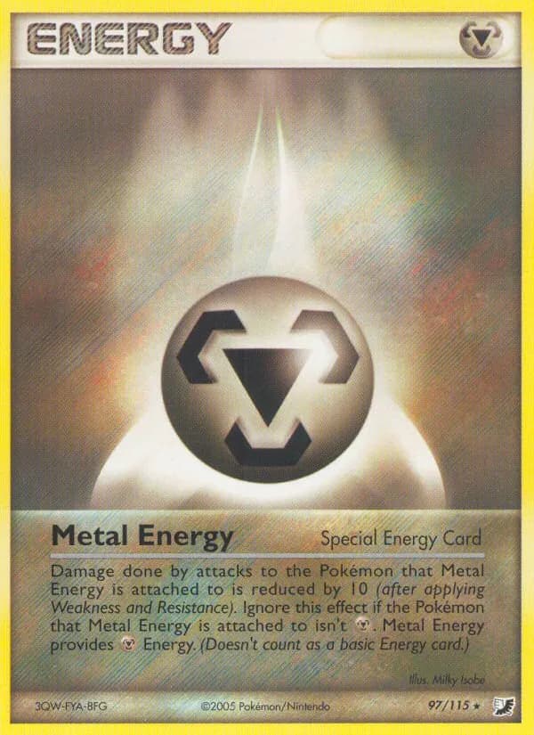 Metal Energy card in English