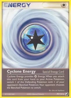 Cyclone Energy card in English