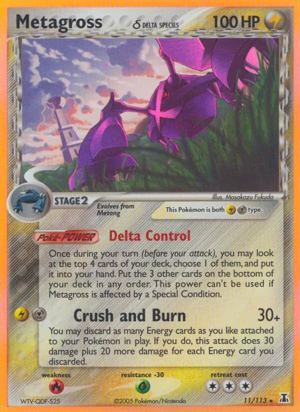 Metagross δ card in English