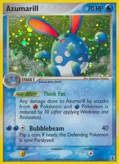 Azumarill card in English