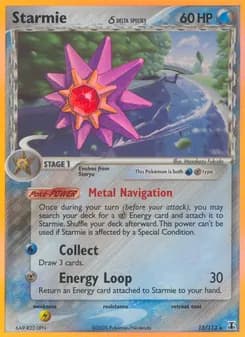 Starmie δ card in English