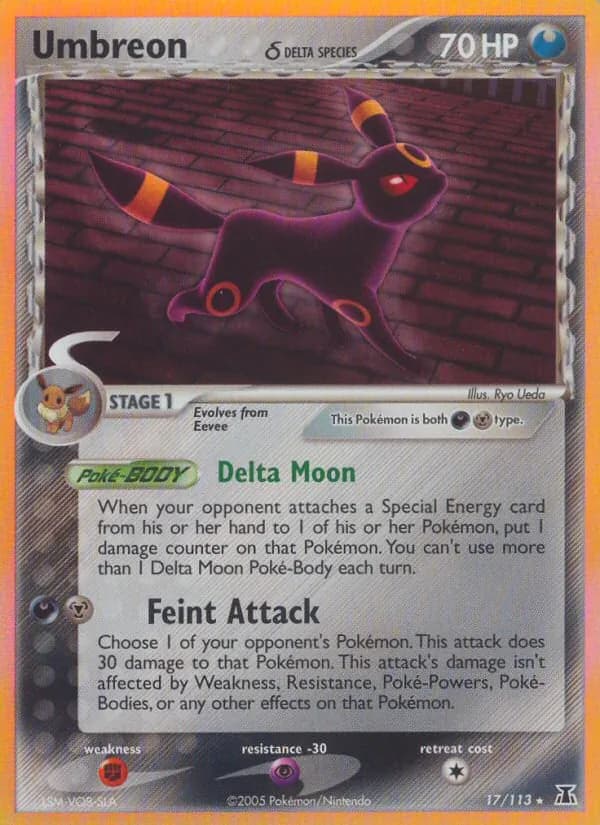 Umbreon δ card in English