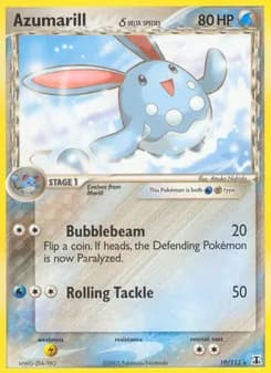 Azumarill δ card in English