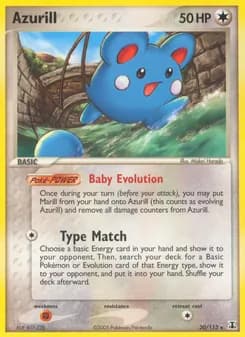 Azurill card in English