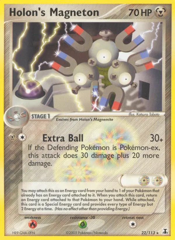 Holon's Magneton card in English