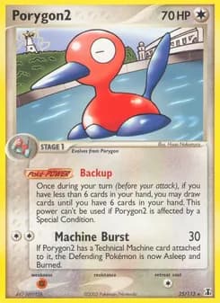 Porygon2 card in English