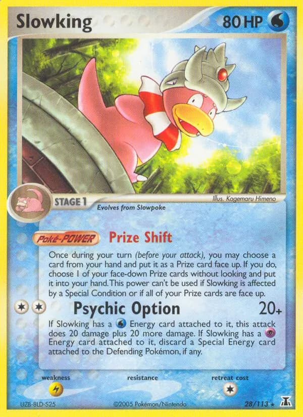 Slowking card in English
