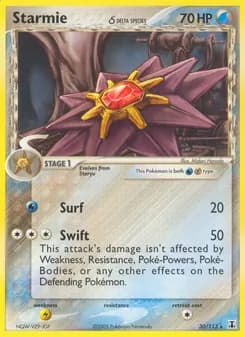 Starmie δ card in English