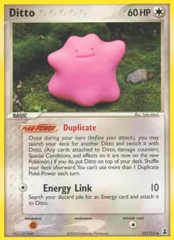 Ditto card in English