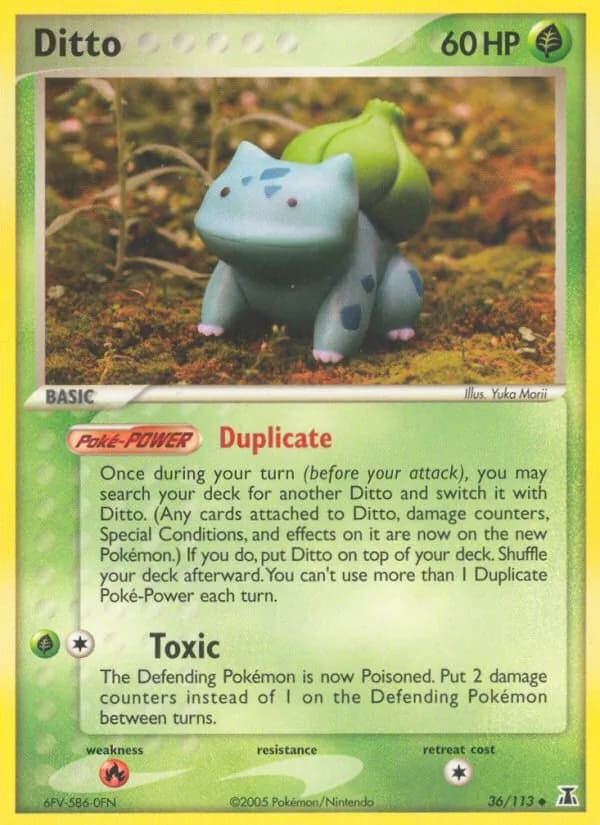 Ditto card in English