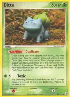 Ditto card in English
