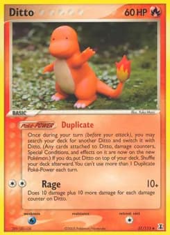 Ditto card in English