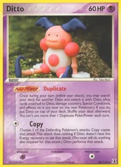 Ditto card in English