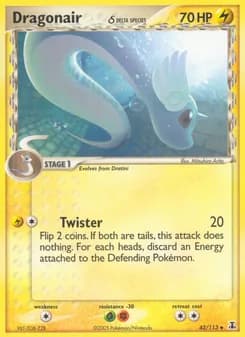 Dragonair δ card in English
