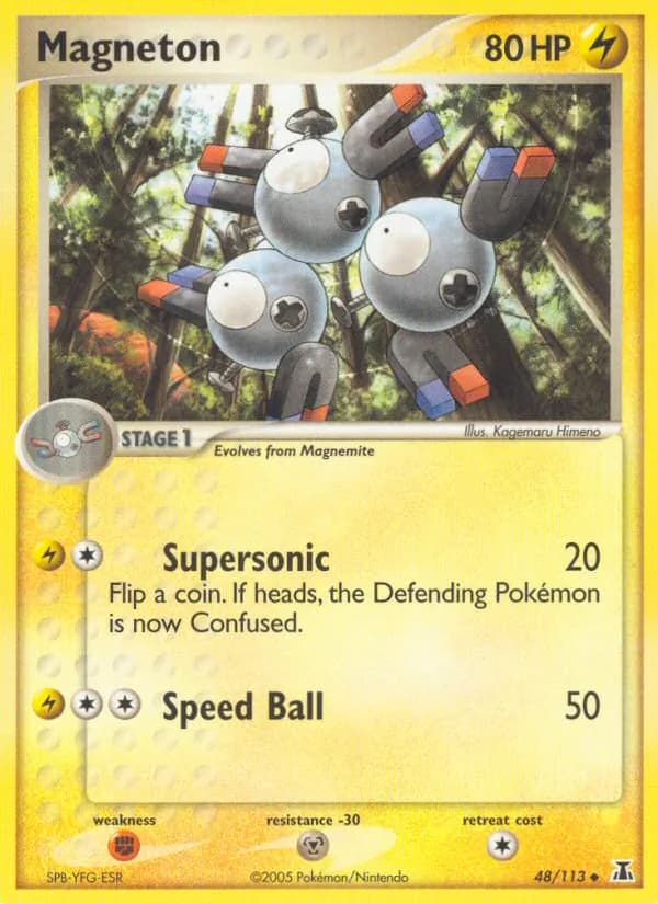 Magneton card in English