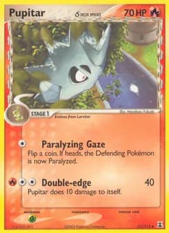 Pupitar δ card in English