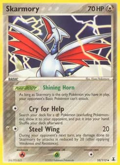 Skarmory card in English
