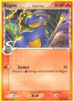 Bagon δ card in English