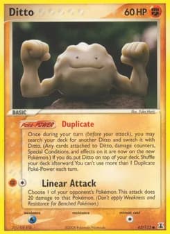 Ditto card in English
