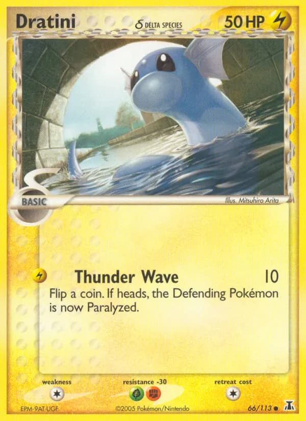 Dratini δ card in English