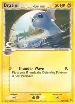 Dratini δ card in English