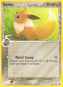 Eevee δ card in English