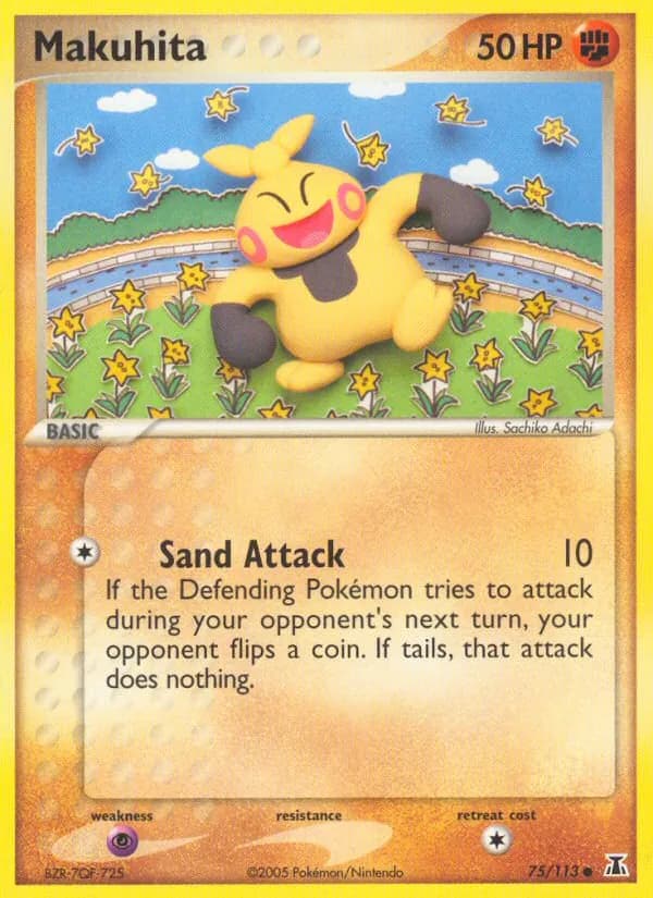 Makuhita card in English