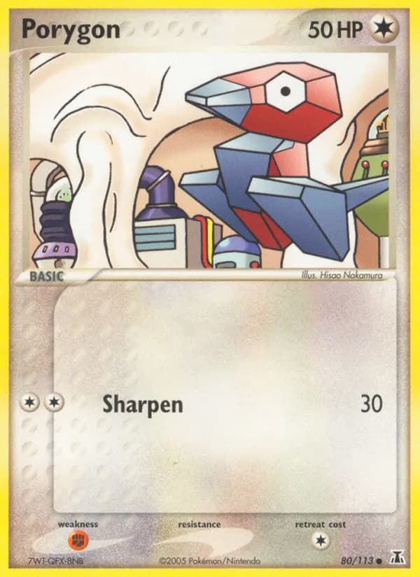 Porygon card in English