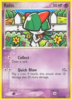 Ralts card in English