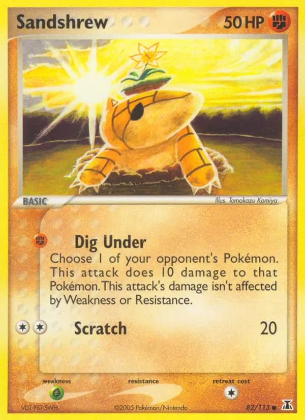 Sandshrew card in English