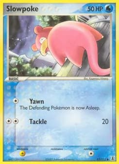 Slowpoke card in English