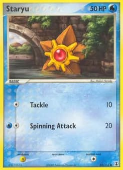 Staryu card in English