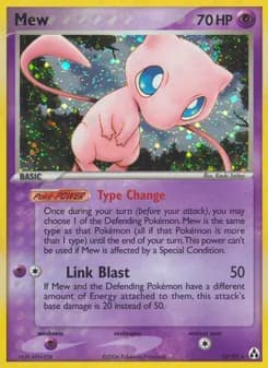 Mew card in English